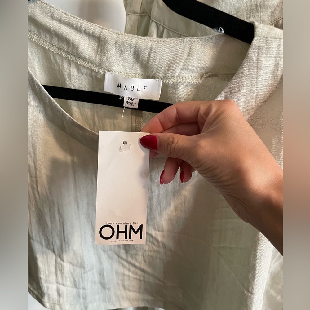 Boutique skirt and cropped top set